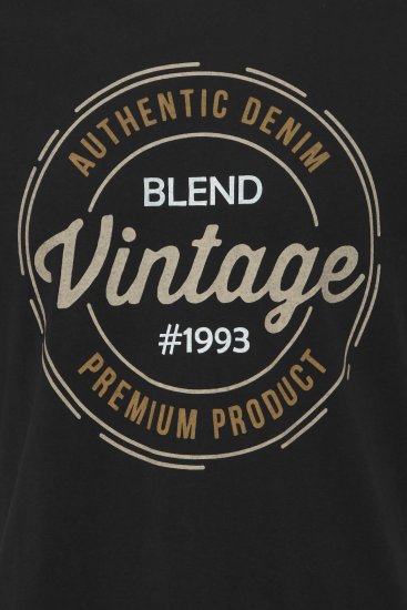 Blend 8411 T-Shirt Black - T-shirts - Grote Maten T-shirts Heren