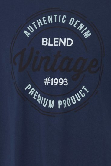 Blend 8411 T-Shirt Dress Blues - T-shirts - Grote Maten T-shirts Heren