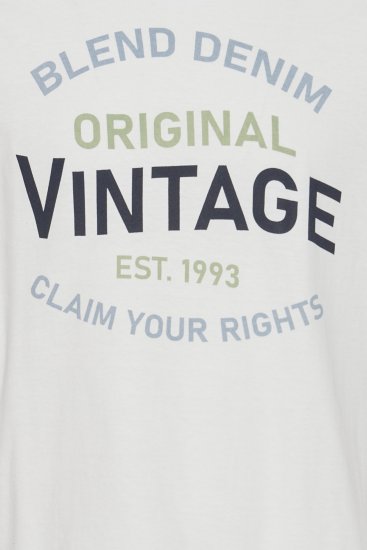 Blend 5018 T-Shirt white - T-shirts - Grote Maten T-shirts Heren