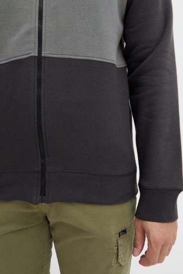Blend 5282 Full Zipper Sweatshirt Black - Sweaters & hoodies - Sweaters & Hoodies Grote Maten Heren