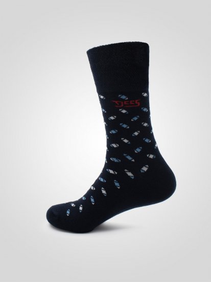 D555 Harold 3 Extra Wide Comfort Fit Socks 3-pack Navy/Denim - Ondergoed & zwem - Grote Maten Ondergoed Heren