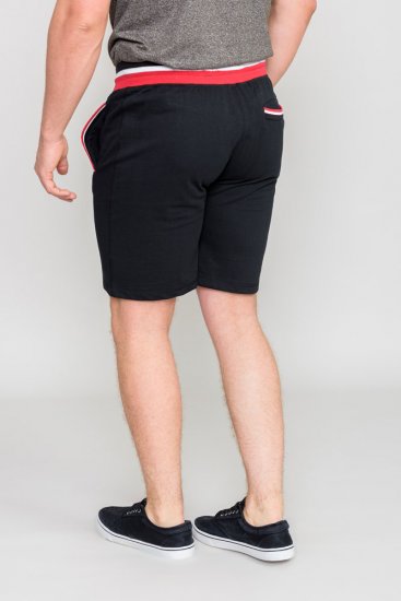 D555 DAGENHAM Jersey Shorts Black - Joggingbroeken & shorts - Joggingbroeken & Shorts Heren Grote Maten