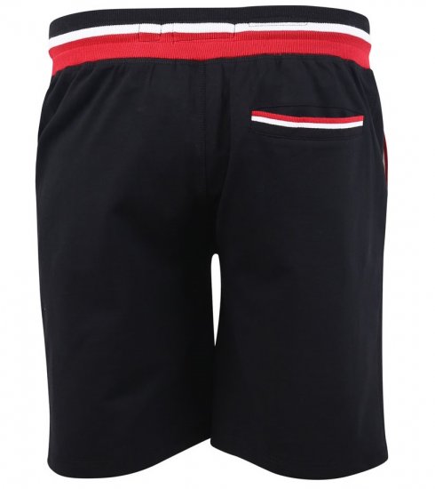 D555 DAGENHAM Jersey Shorts Black - Joggingbroeken & shorts - Joggingbroeken & Shorts Heren Grote Maten