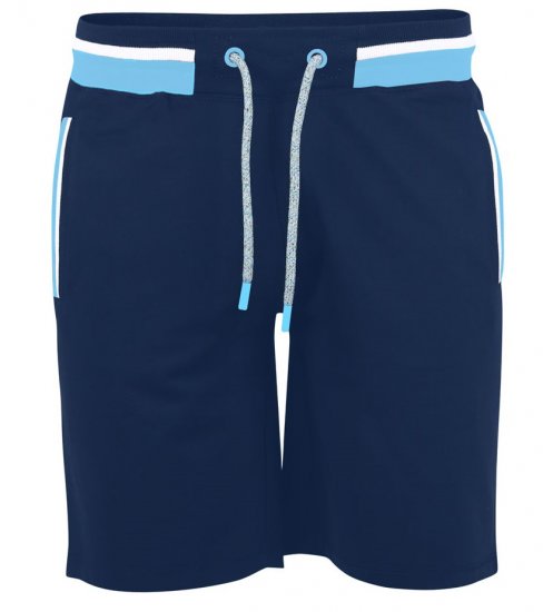 D555 DAGENHAM Jersey Shorts Navy - Joggingbroeken & shorts - Joggingbroeken & Shorts Heren Grote Maten