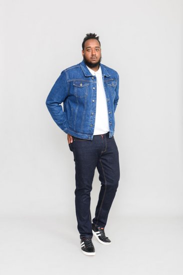 Duke Trucker Denim Jacket Blue - Jassen - Grote Maten Herenjassen