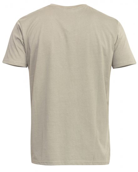 D555 Signature V-neck T-shirt Khaki - T-shirts - Grote Maten T-shirts Heren