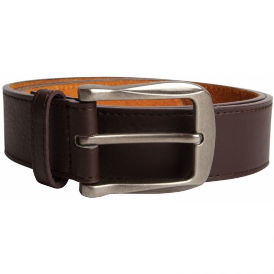 D555 Harrison Leather Belt Brown, 4cm - Riemen - Grote Maten Heren Riemen