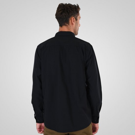 Double Outfitters GS-5225 Oxford overhemd Zwart - Overhemden - Overhemden Grote Maten Heren