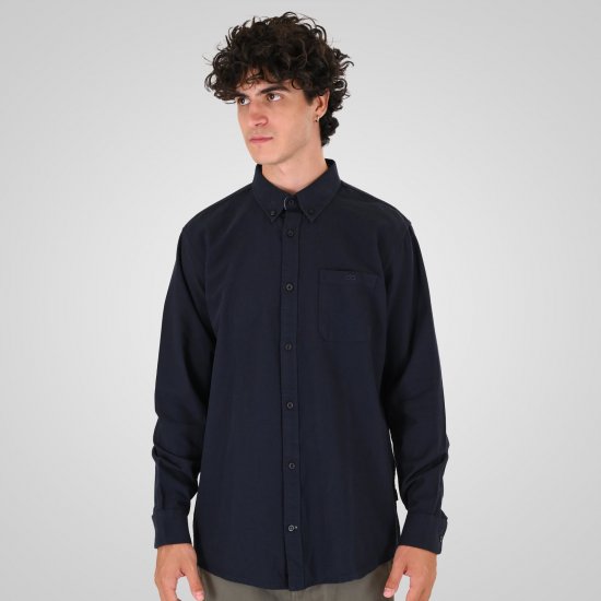 Double Outfitters GS-5225 Oxford overhemd Navyblauw - Overhemden - Overhemden Grote Maten Heren