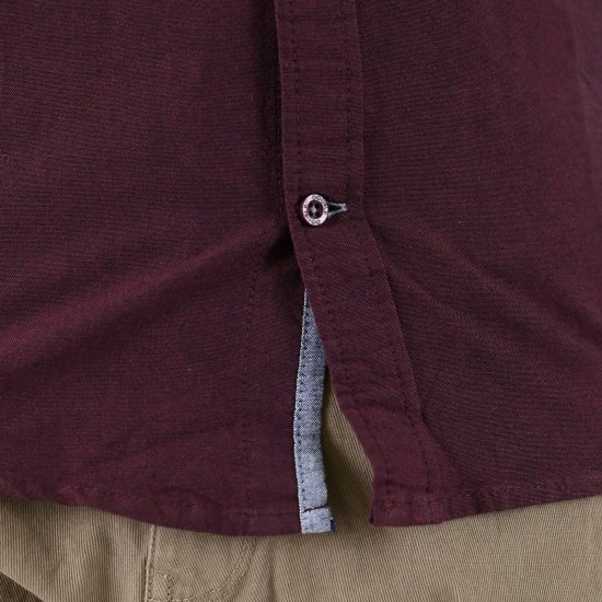 Double Outfitters GS-5225 Oxford overhemd Bordeaux - Overhemden - Overhemden Grote Maten Heren