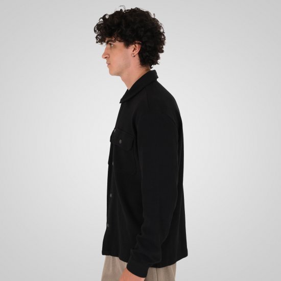 Double Outfitters GS-5237 Overshirt Zwart - Overhemden - Overhemden Grote Maten Heren