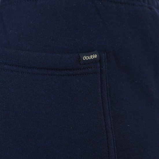 Double Outfitters MPAN-6055 Joggingbroek Navyblauw - Joggingbroeken & shorts - Joggingbroeken & Shorts Heren Grote Maten