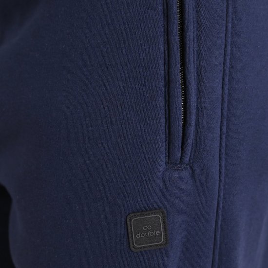 Double Outfitters MPAN-6056 Joggingbroek Navyblauw - Joggingbroeken & shorts - Joggingbroeken & Shorts Heren Grote Maten