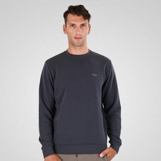Double Outfitters MTOP-1141 Sweater Antraciet - Sweaters & hoodies - Sweaters & Hoodies Grote Maten Heren