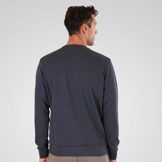 Double Outfitters MTOP-1141 Sweater Antraciet - Sweaters & hoodies - Sweaters & Hoodies Grote Maten Heren