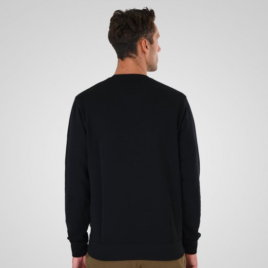 Double Outfitters MTOP-1141 Sweater Zwart - Sweaters & hoodies - Sweaters & Hoodies Grote Maten Heren