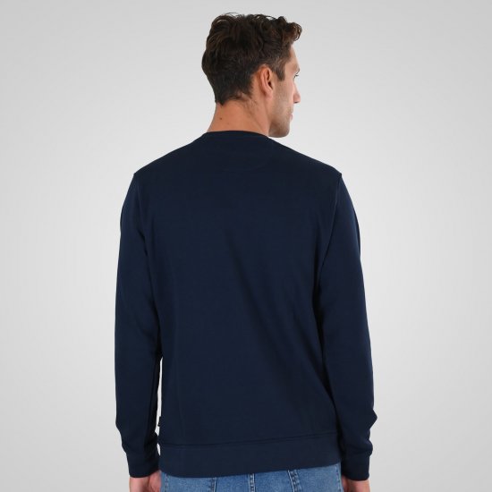Double Outfitters MTOP-1141 Sweater Navyblauw - Sweaters & hoodies - Sweaters & Hoodies Grote Maten Heren