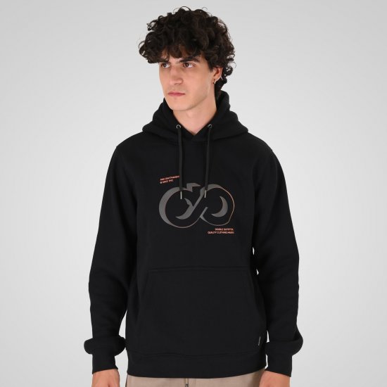 Double Outfitters MTOP-1146 Hoodie Zwart - Sweaters & hoodies - Sweaters & Hoodies Grote Maten Heren