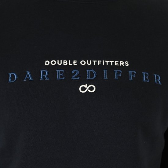 Double Outfitters MTOP-1151 Sweater Zwart - Sweaters & hoodies - Sweaters & Hoodies Grote Maten Heren