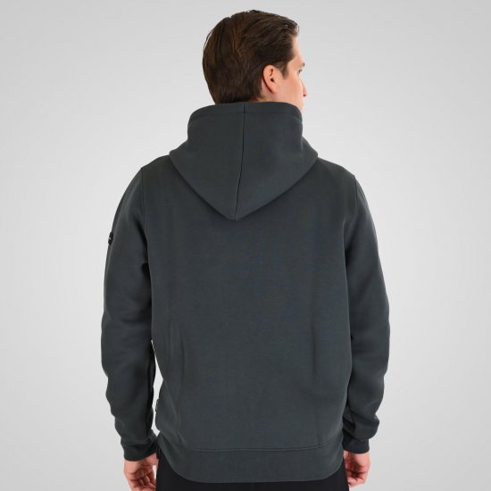 Double Outfitters MTOP-1160 Hoodie met rits Donkergroen - Sweaters & hoodies - Sweaters & Hoodies Grote Maten Heren
