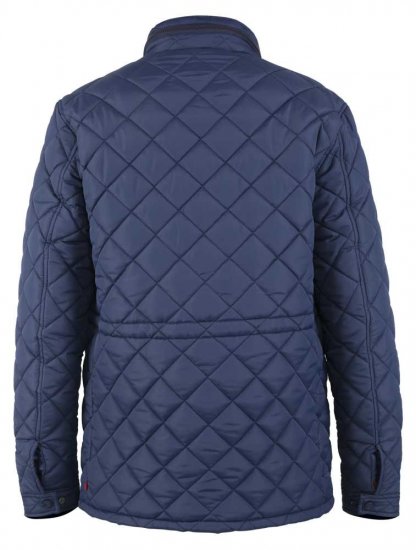 D555 Dalwood Quilted Jacket With Zip Away Hood - Jassen - Grote Maten Herenjassen