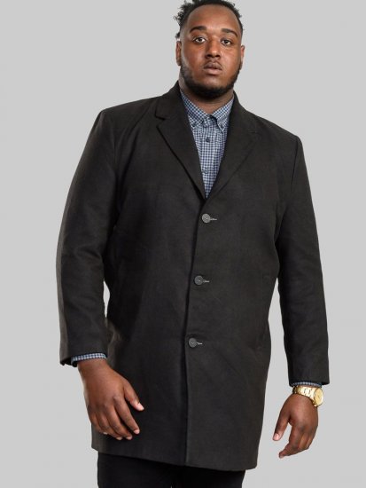 D555 Milton Classic Overcoat - Jassen - Grote Maten Herenjassen