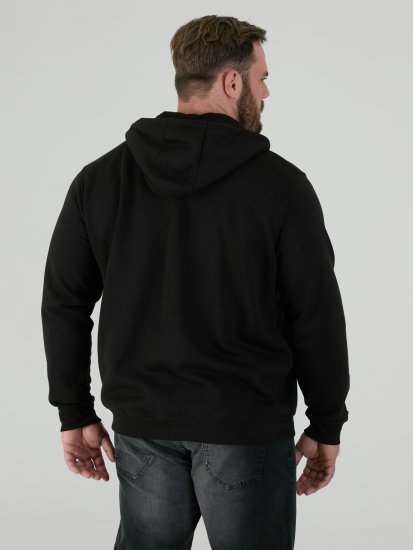 D555 Cantor Hoodie Black - Sweaters & hoodies - Sweaters & Hoodies Grote Maten Heren