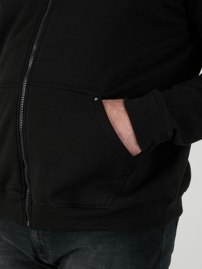 D555 Cantor Hoodie Black - Sweaters & hoodies - Sweaters & Hoodies Grote Maten Heren