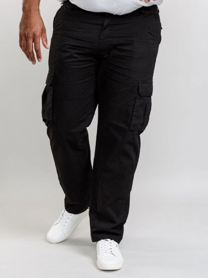 D555 Robert Cargo pants Black - Jeans & broeken - Jeans & Broeken Grote Maten Heren
