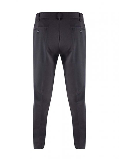 D555 Yarmouth Four Way Stretch Trouser With Flexible Waistband Black - Jeans & broeken - Jeans & Broeken Grote Maten Heren