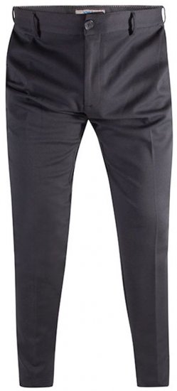 D555 Yarmouth Four Way Stretch Trouser With Flexible Waistband Black - Jeans & broeken - Jeans & Broeken Grote Maten Heren