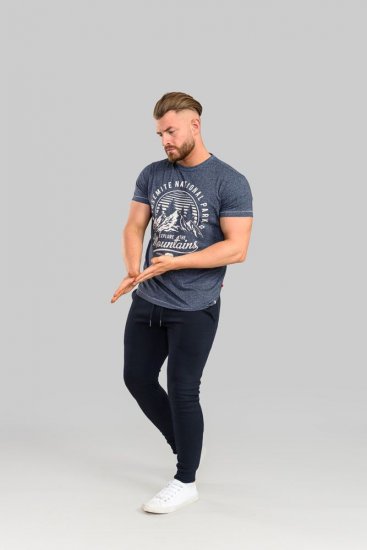 D555 Brandon Sweatpants with Tapered leg Navy - Joggingbroeken & shorts - Joggingbroeken & Shorts Heren Grote Maten