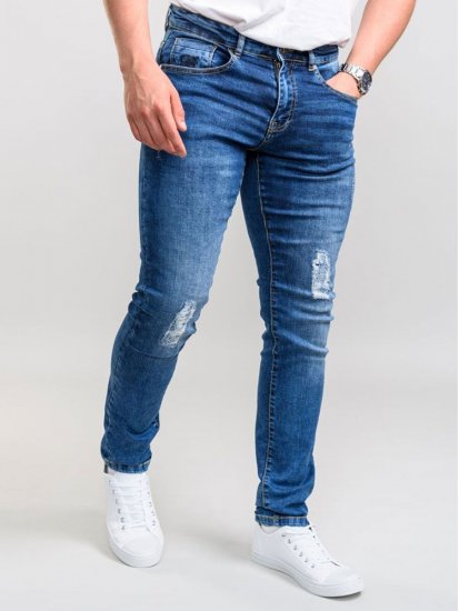 D555 Boxwell Ripped Jeans Stonewash - Jeans & broeken - Jeans & Broeken Grote Maten Heren