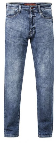 D555 Taurus Fit Stretch Jeans With Sandblasting - Jeans & broeken - Jeans & Broeken Grote Maten Heren