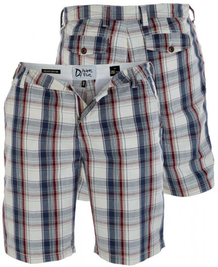 D555 Savoy Navy Shorts - Korte broeken - Grote Maten Korte Broeken Heren