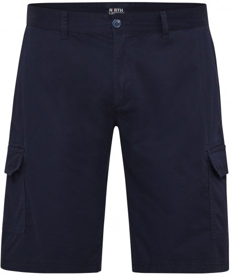 North Latitude 51133 cargo shorts marineblauw - Korte broeken - Grote Maten Korte Broeken Heren