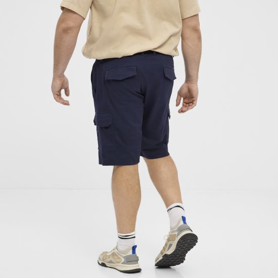 North Latitude 51133 cargo shorts marineblauw - Korte broeken - Grote Maten Korte Broeken Heren