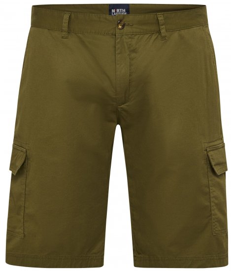 North Latitude 51133 cargo shorts legergroen - Korte broeken - Grote Maten Korte Broeken Heren