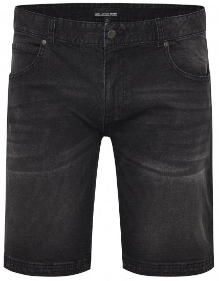 North Latitude 51336 denim shorts zwart - Korte broeken - Grote Maten Korte Broeken Heren