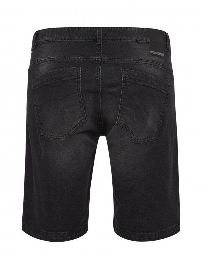 North Latitude 51336 denim shorts zwart - Korte broeken - Grote Maten Korte Broeken Heren