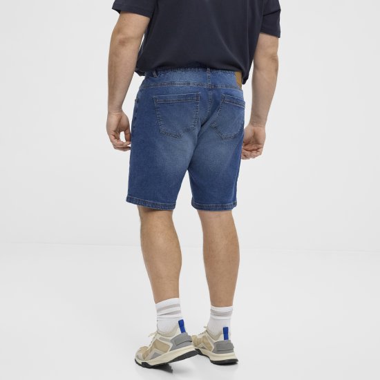 North Latitude 51336 denim shorts blauw - Korte broeken - Grote Maten Korte Broeken Heren
