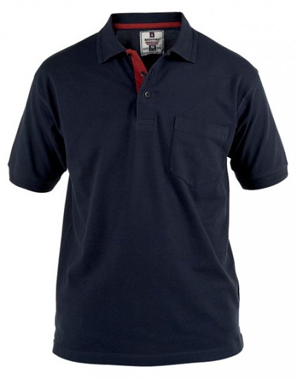 Rockford Polo Navy - Polo shirts - Grote Maten Poloshirts Heren