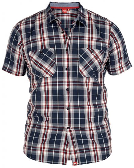 D555 Kennedy Tee + Shirt - Overhemden - Overhemden Grote Maten Heren