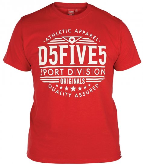 D555 Kennedy Tee + Shirt - Overhemden - Overhemden Grote Maten Heren