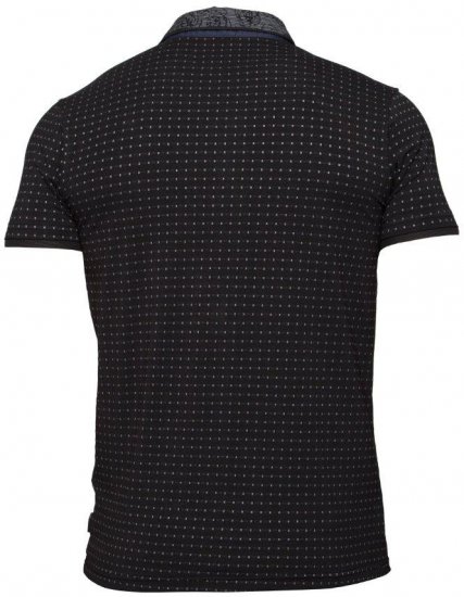 Mish Mash Fragment Black - Polo shirts - Grote Maten Poloshirts Heren