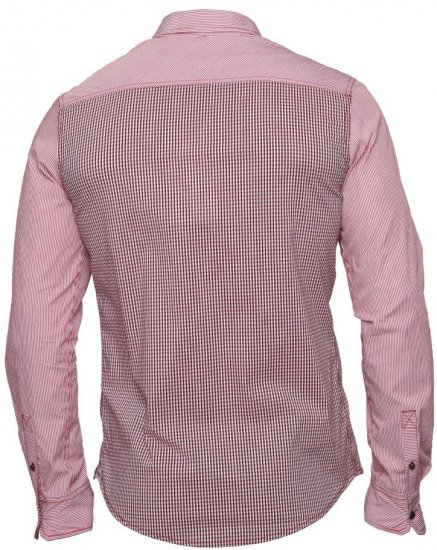 Mish Mash Bewilder Red - Overhemden - Overhemden Grote Maten Heren