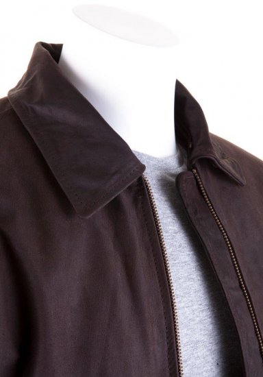Woodland Aviator Leather jacket Brown - Jassen - Grote Maten Herenjassen
