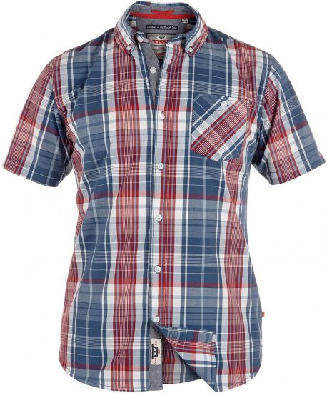 D555 Vincent Tee+Shirt - Overhemden - Overhemden Grote Maten Heren