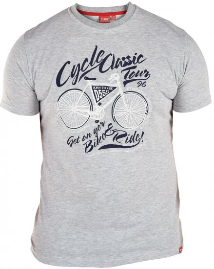 D555 Vincent Tee+Shirt - Overhemden - Overhemden Grote Maten Heren