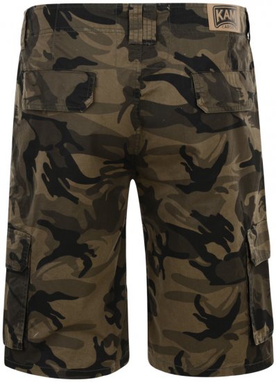 Kam Jeans Cargo Twill Camo Shorts - Korte broeken - Grote Maten Korte Broeken Heren